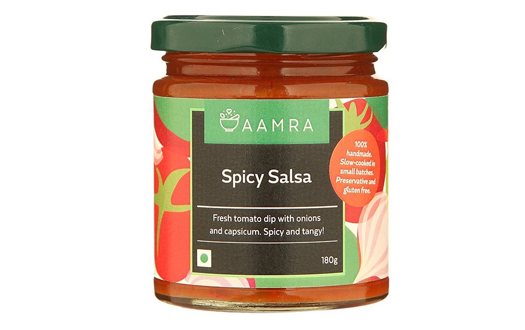 Aamra Spicy Sasla    Glass Jar  180 grams